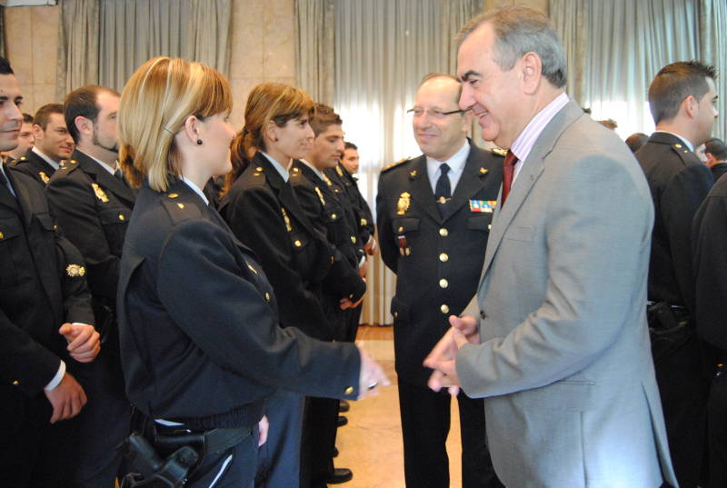 Presentados 57 agentes del Cuerpo Nacional de Policía que han sido destinados a Murcia