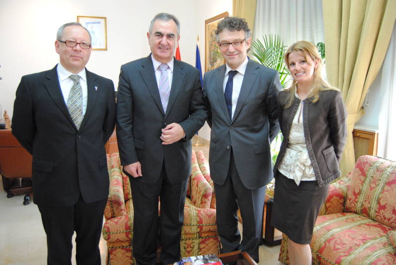 González Tovar se reunió con el embajador de Polonia en España

