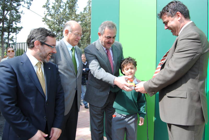 El delegado del Gobierno y el alcalde de Cieza inauguran el nuevo parque Infantil de Tráfico realizado con fondos del Plan E 