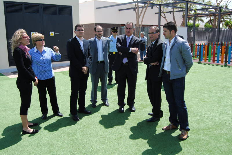 El delegado del Gobierno y el alcalde de Santomera inauguran las nuevas instalaciones deportivas 