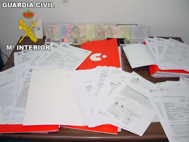 La Guardia Civil desmantela una organización dedicada a cometer fraudes a la Hacienda Pública y la Seguridad Social