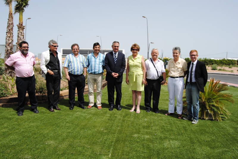 El delegado del Gobierno y la alcaldesa de San Javier inauguran los nuevos accesos al Hospital del Mar Menor 