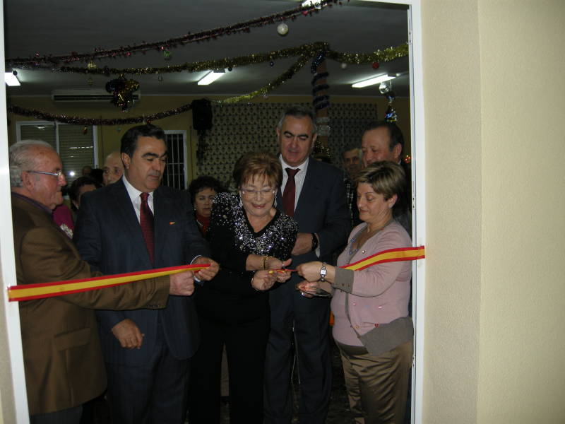 El delegado del Gobierno y el alcalde de Calasparra inauguran las obras de ampliación del Centro Social y Cultural de la Tercera Edad 