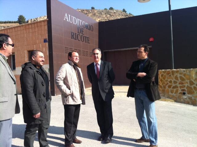 El delegado del Gobierno visita las obras del Plan E en el Valle de Ricote