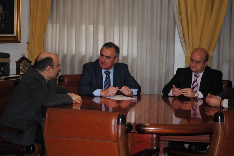González Tovar se reunión con el presidente de la Agencia Estatal de Meteorología
