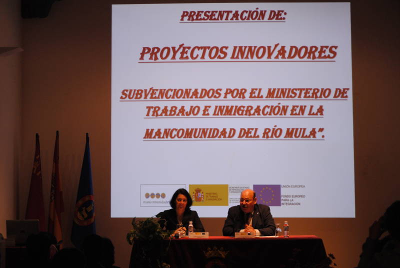 Anna Terrón visita los proyectos de la Mancomunidad de Servicios Sociales del Río Mula 
