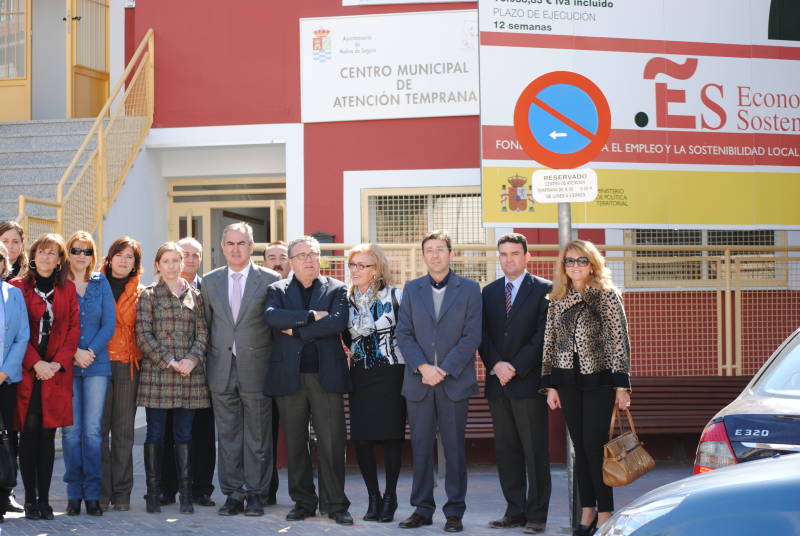 El delegado del Gobierno visita 3 obras financiadas íntegramente por el Plan E en Molina de Segura 