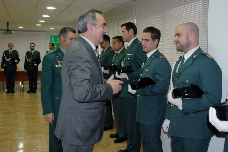 Se incorporan 17 sargentos en prácticas al Cuerpo de la Guardia Civil en Murcia 