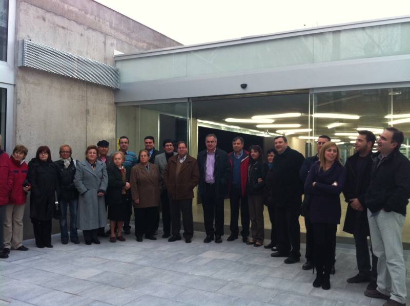 El delegado del Gobierno visita las obras del nuevo Centro Social del Rincón de Seca
