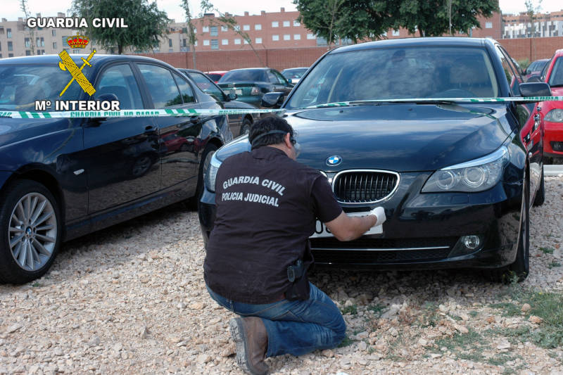 La Guardia Civil desmantela una organización criminal dedicada a la sustracción de vehículos de gama alta