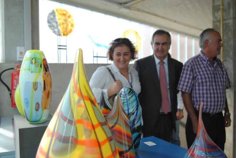 El delegado del Gobierno visita el Museo del Vidrio de Santa Lucía
