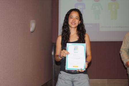 La murciana María Martínez Hita, ganadora del premio Mención Especial del Jurado del certamen del Injuve