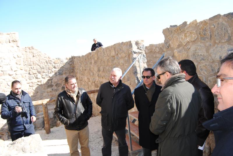 Bascuñana y Soria inauguran las nuevas excavaciones realizadas en la ciudad de Begastri

