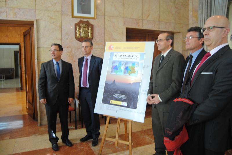 Bascuñana preside el Acto de presentación del nuevo Atlas Climático de la Región de Murcia elaborado por AEMET