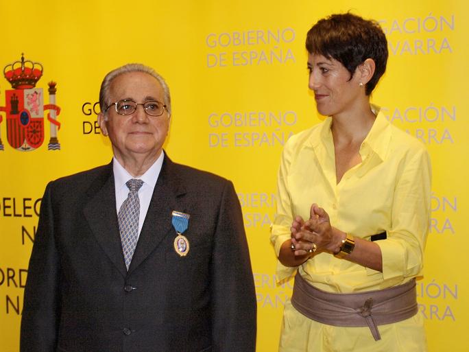 Luis Muñoz Garde Medalla de Oro al mérito del Trabajo