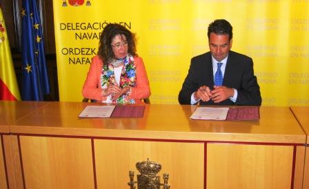 La Delegación del Gobierno y la Consejería de Políticas Sociales firman un acuerdo de colaboración para el intercambio de información 
