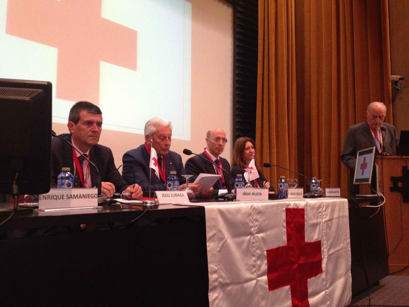 Carlos Urquijo en las Jornadas Técnicas sobre Salvamento Marítimo y Prevención organizadas por Cruz Roja Española en San Sebastián 