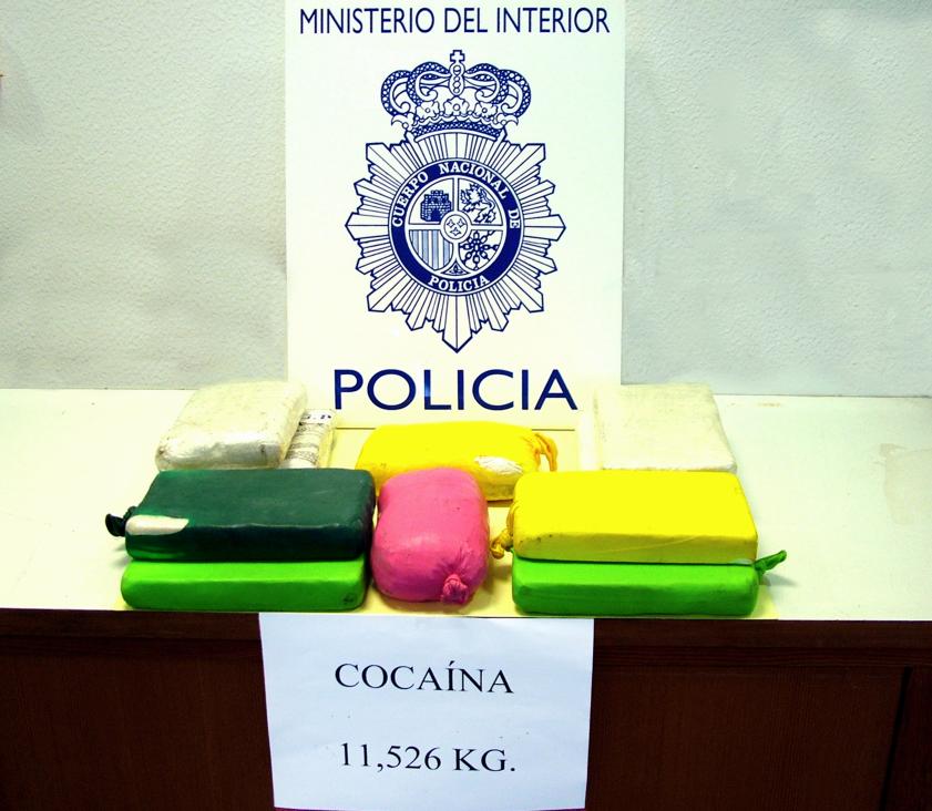 El Cuerpo Nacional de Policía detiene en San Sebastián a una persona por un presunto delito contra la salud pública
<br/>§     Se han intervenido 11 kilos de cocaína.