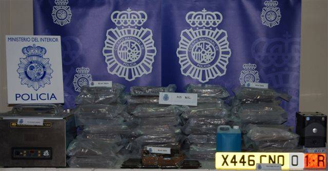 La Policía Nacional y el SOCA Británico desarticulan un grupo de narcotraficantes asentado en España y Reino Unido 