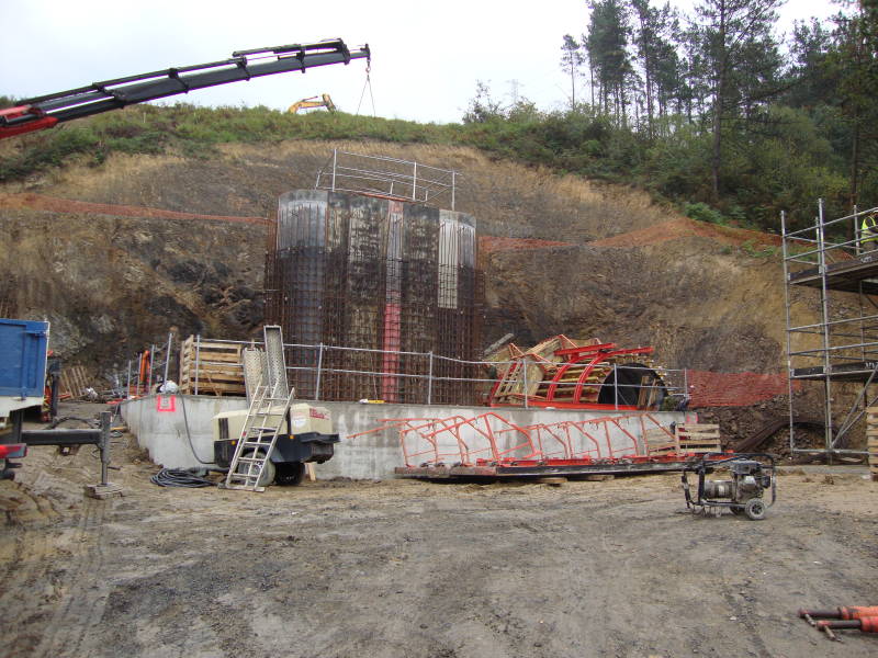 Adif inicia la construcción de pilas y estribos del viaducto de Bistibieta en el tramo Lemoa-Galdakao (Vizcaya)

