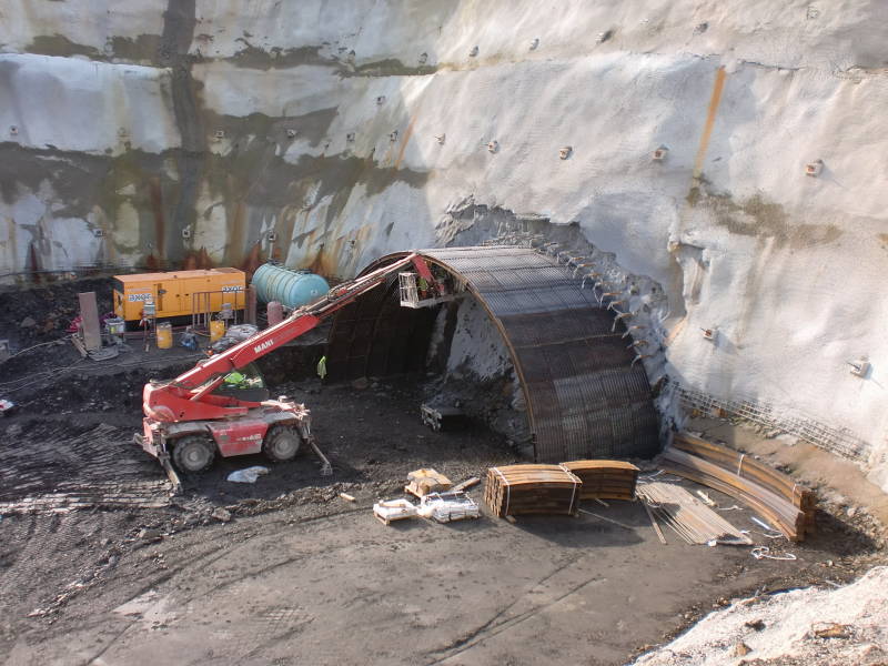 Adif inicia la excavación del túnel de Bekea en el tramo Lemoa-Galdakao (Vizcaya)