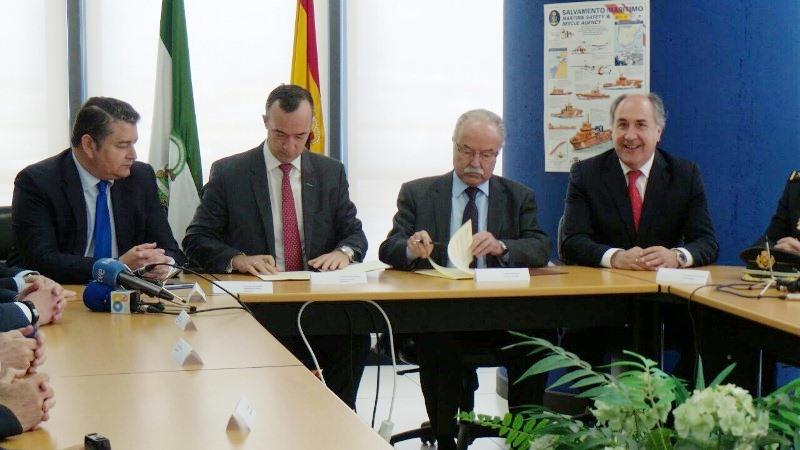 La Secretaría de Estado de Seguridad y la Autoridad Portuaria de la Bahía de Algeciras suscriben un convenio de colaboración para reforzar la seguridad en la desembocadura del río Guadarranque 