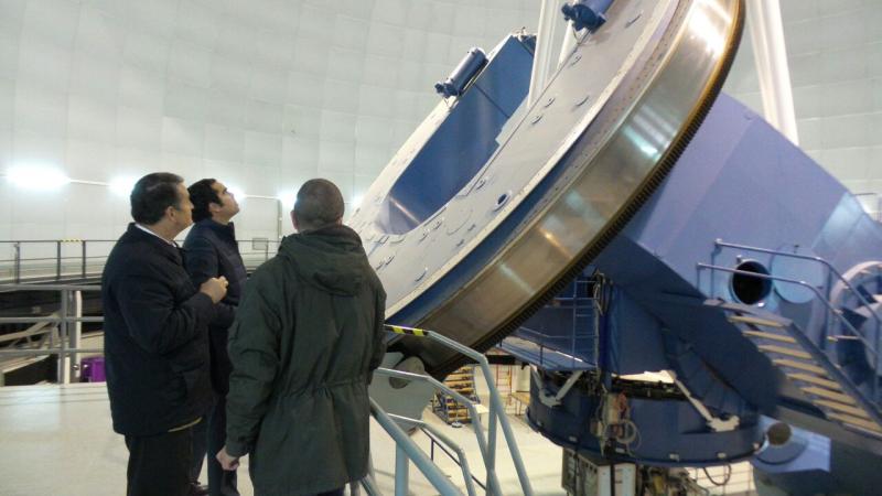 Sanz destaca el esfuerzo del Gobierno para garantizar la viabilidad de Calar Alto como centro astronómico pionero