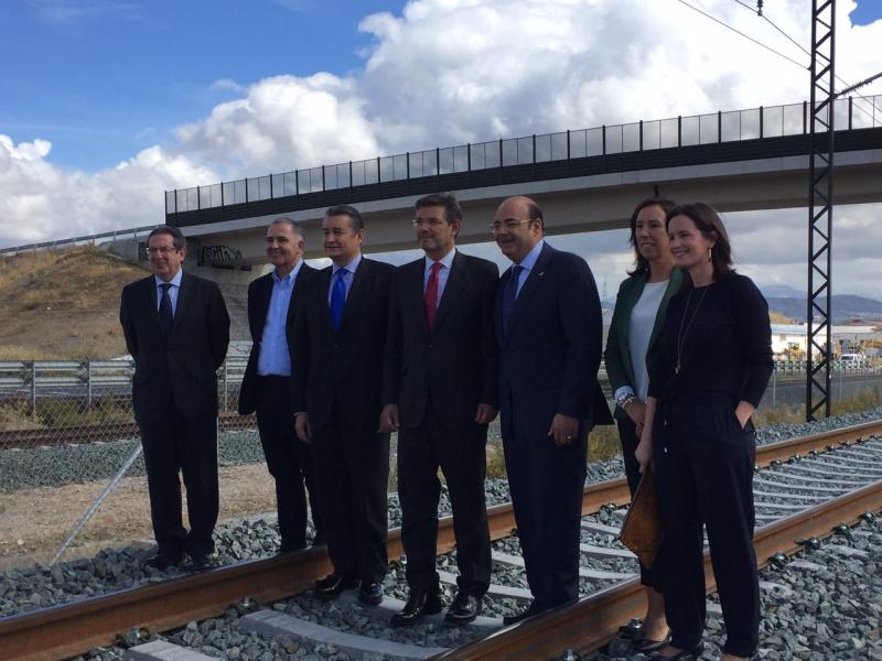 El ministro Catalá anuncia la reanudación inmediata de los trabajos para la llegada de la alta velocidad a Granada