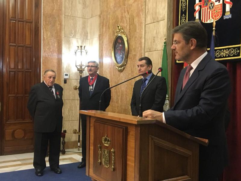 Entrega de condecoraciones de la Orden de San Raimundo de Peñafort a profesionales de la Justicia en Almería