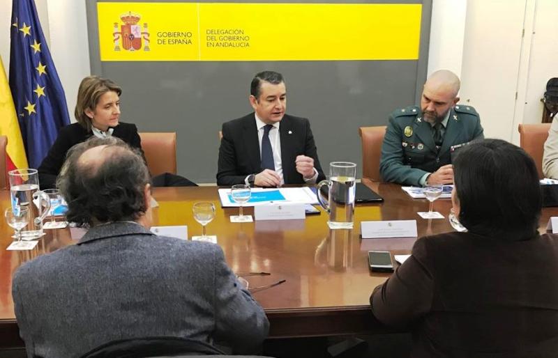 Sanz anuncia que se impulsará un paquete de actuaciones para reducir los accidentes de motocicletas en las carreteras andaluzas