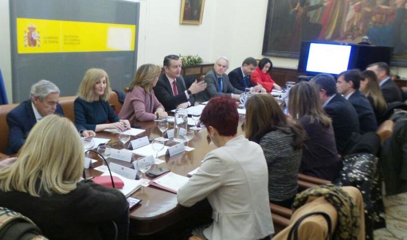 Reunión de trabajo mantenida en Sevilla con los subdelegados y coordinadores de violencia de género de las ocho provincias andaluzas