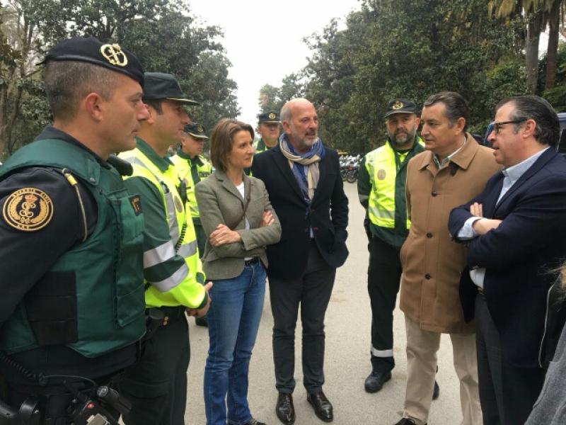 Sanz agradece la labor de los 700 efectivos del Estado que colaboran con la Vuelta Ciclista a Andalucía