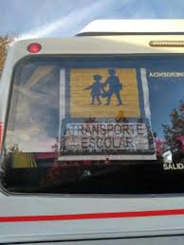 Autobús con el panel indicativo de 