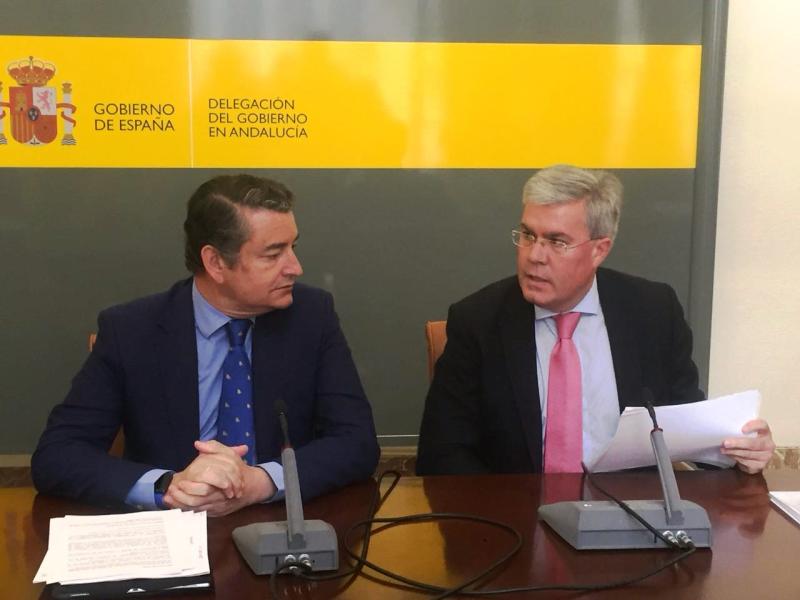 El secretario de Estado de Hacienda y el delegado del Gobierno en Andalucía valoran los proyectos que se beneficiarán de los fondos EDUSI