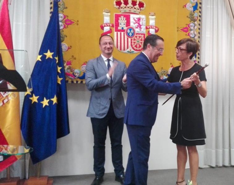 Acto de presentación de la subdelegada del Gobierno en Málaga