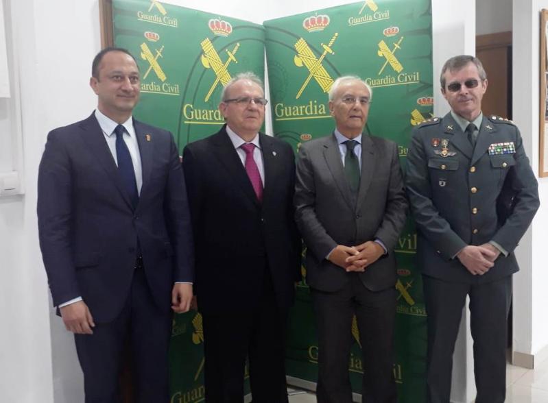 Gómez de Celis inaugura las nuevas instalaciones del cuartel de la Guardia Civil de Vícar, que ha duplicado su capacidad

