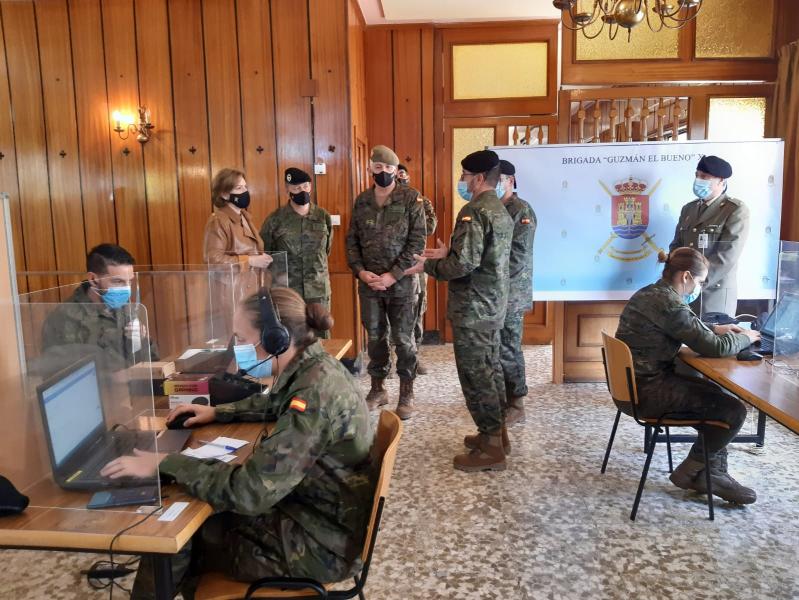240 militares participan en Andalucía en la Operación Baluarte para el rastreo y control del COVID-19