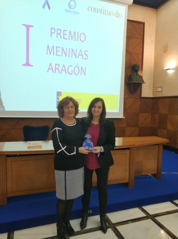 Entrega del I Premio Menina en Aragón