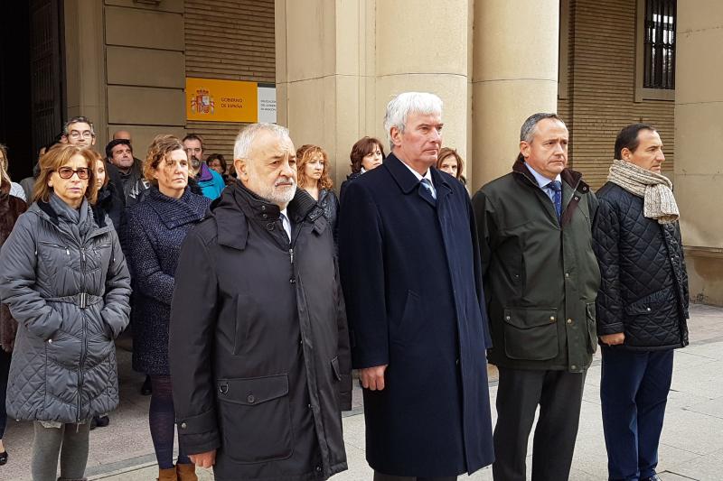 La Delegación del Gobierno guarda un minuto de silencio con motivo del atentado perpetrado en Berlín