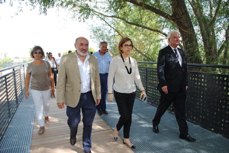 El Ministerio de Agricultura, Alimentación y Medio Ambiente inaugura las obras de acondicionamiento de dos tramos del Camino Natural Santander – Mediterráneo en Calatayud