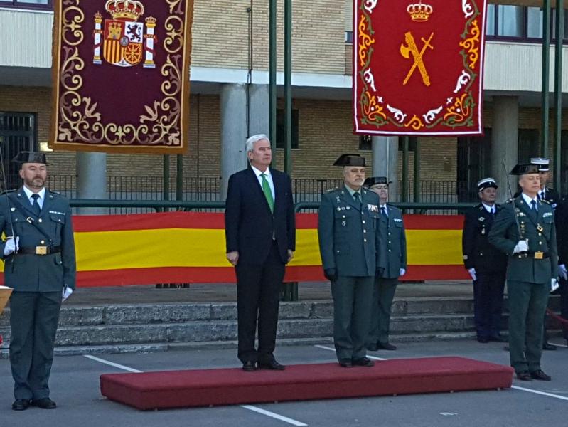 Toma de posesión del nuevo jefe de la Comandancia de la Guardia Civil de Huesca