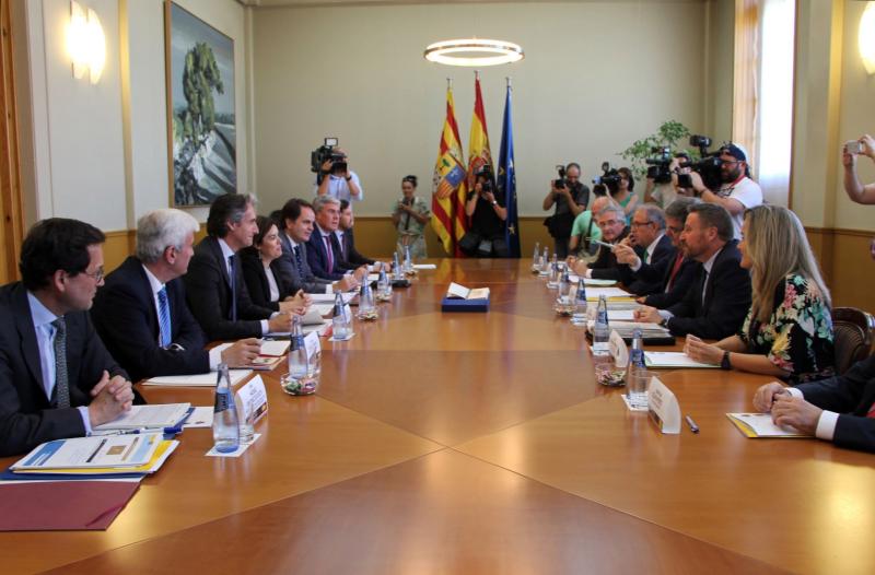 La Comisión Bilateral Aragón-Estado aprueba importantes acuerdos e impulsa la cooperación entre ambas Administraciones