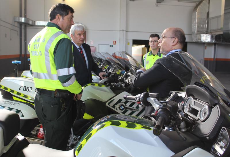 La Agrupación de Tráfico de la Guardia Civil en Aragón cuenta con 16 nuevas motocicletas 