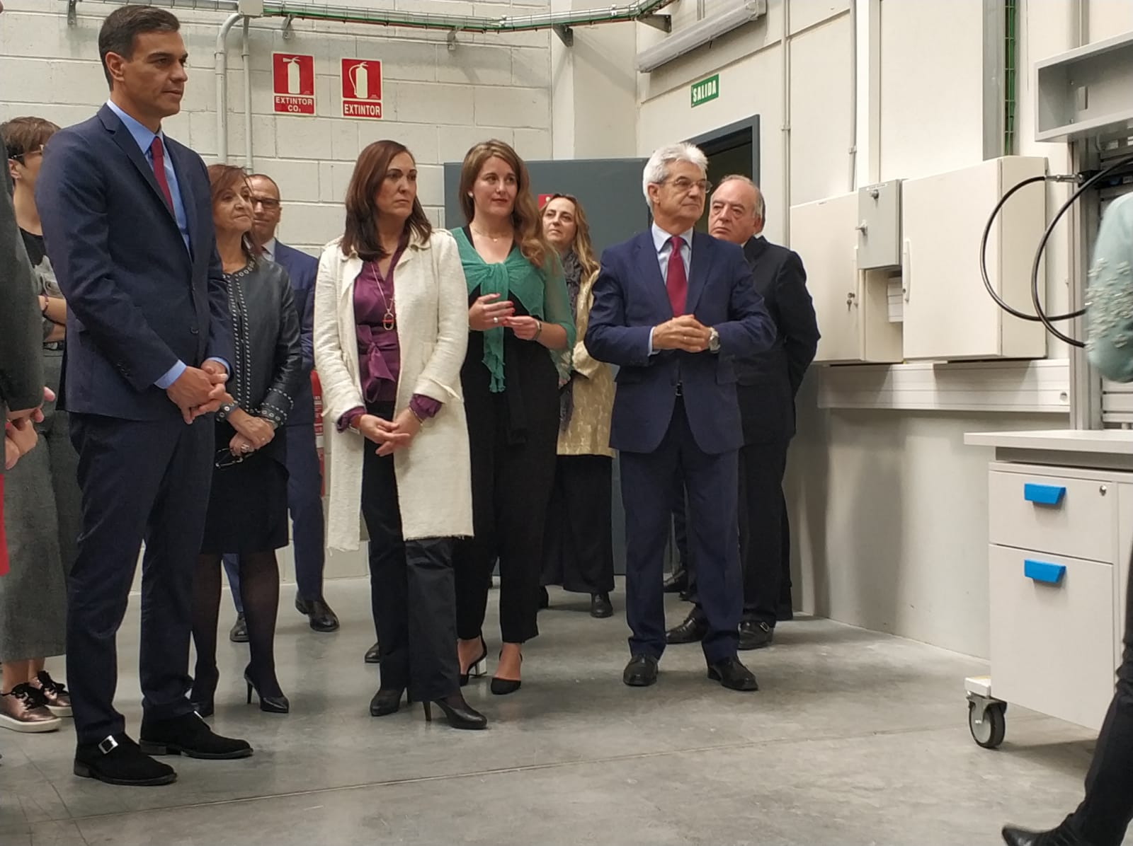 Visita del presidente del Gobierno, Pedro Sánchez a un centro puntero de FP en Zaragoza