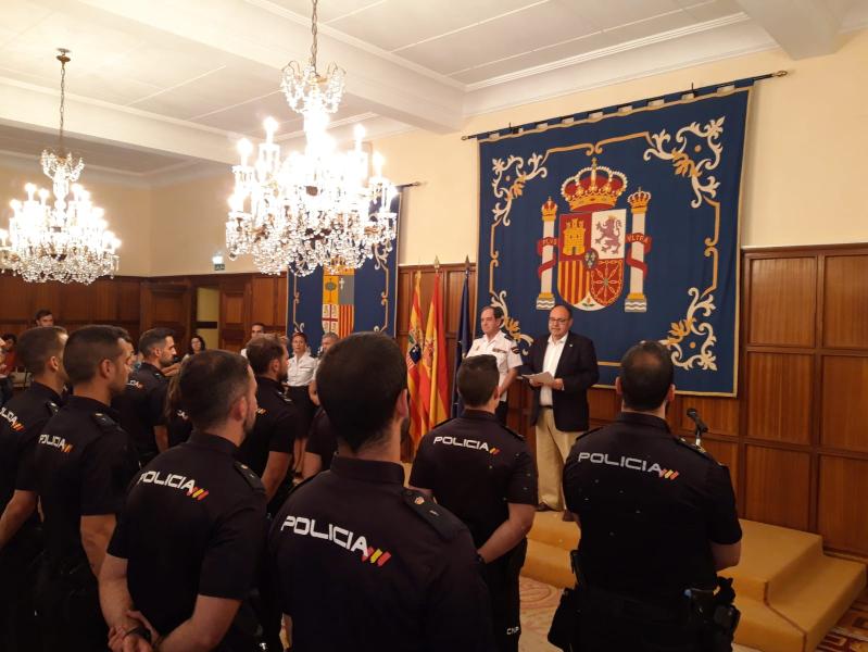 La plantilla del Cuerpo Nacional de Policía en Teruel se refuerza con 19 nuevos agentes