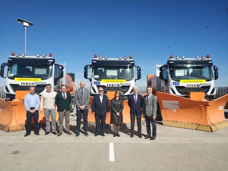 140 máquinas quitanieves preparadas en Aragón para hacer frente a las dificultades invernales en las carreteras del Estado