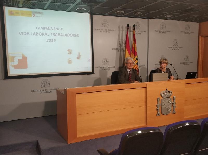 La Seguridad Social envía sus informes de vida laboral y bases de cotización a 477.171 trabajadores en Zaragoza