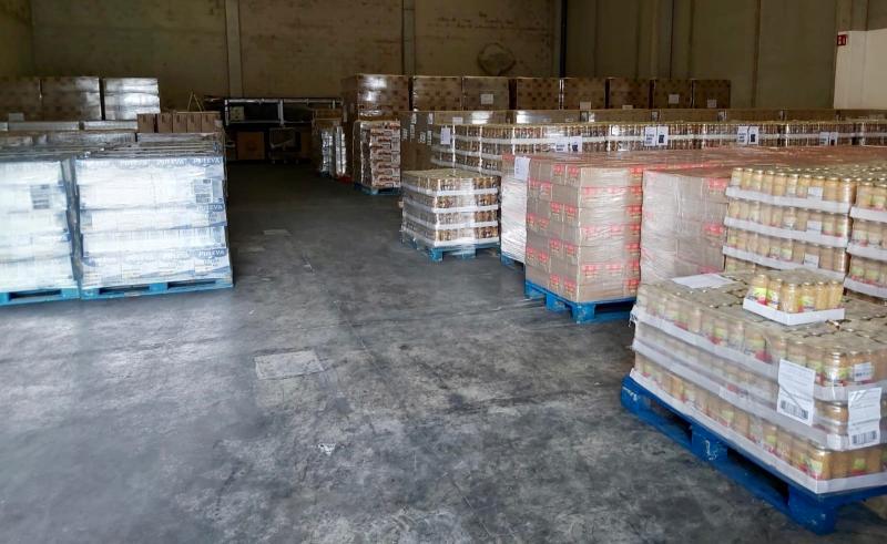 El Ministerio de Agricultura, Pesca y Alimentación distribuye en Aragón 711 toneladas de alimentos para las personas más desfavorecidas