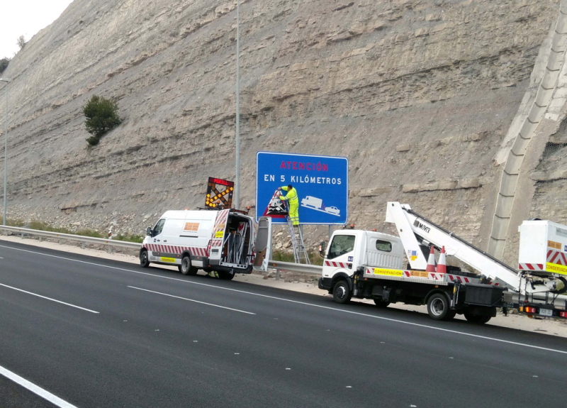 El Gobierno autoriza la licitación de un contrato de conservación y explotación en carreteras del Estado en Aragón