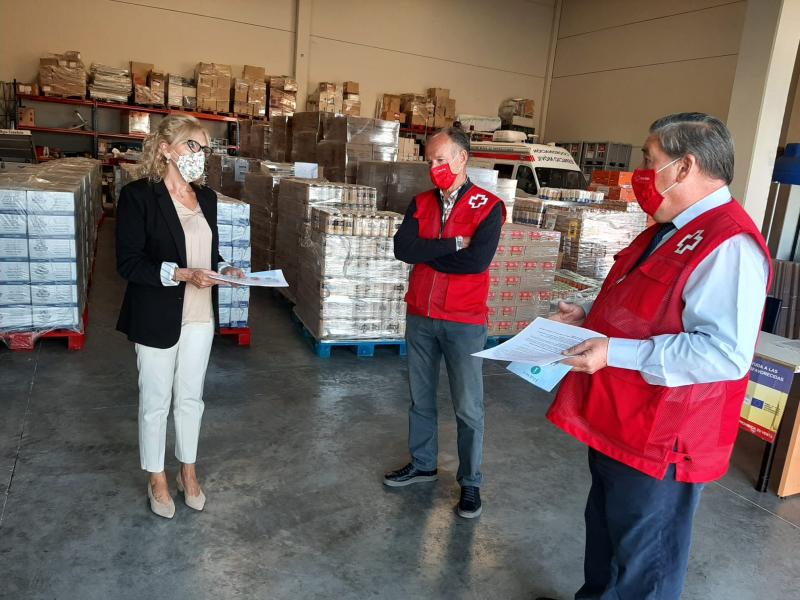 El Gobierno distribuye en Huesca 73.008 kilos de alimentos del programa europeo para ayudar a personas desfavorecidas

